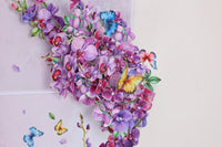 Purple Orchid Greeting Card