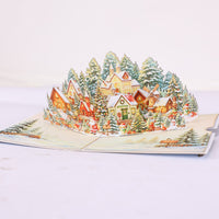 Christmas Tree House Greeting Card