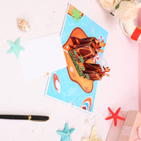 Volcano Dinosaur 3D Pop Up Card