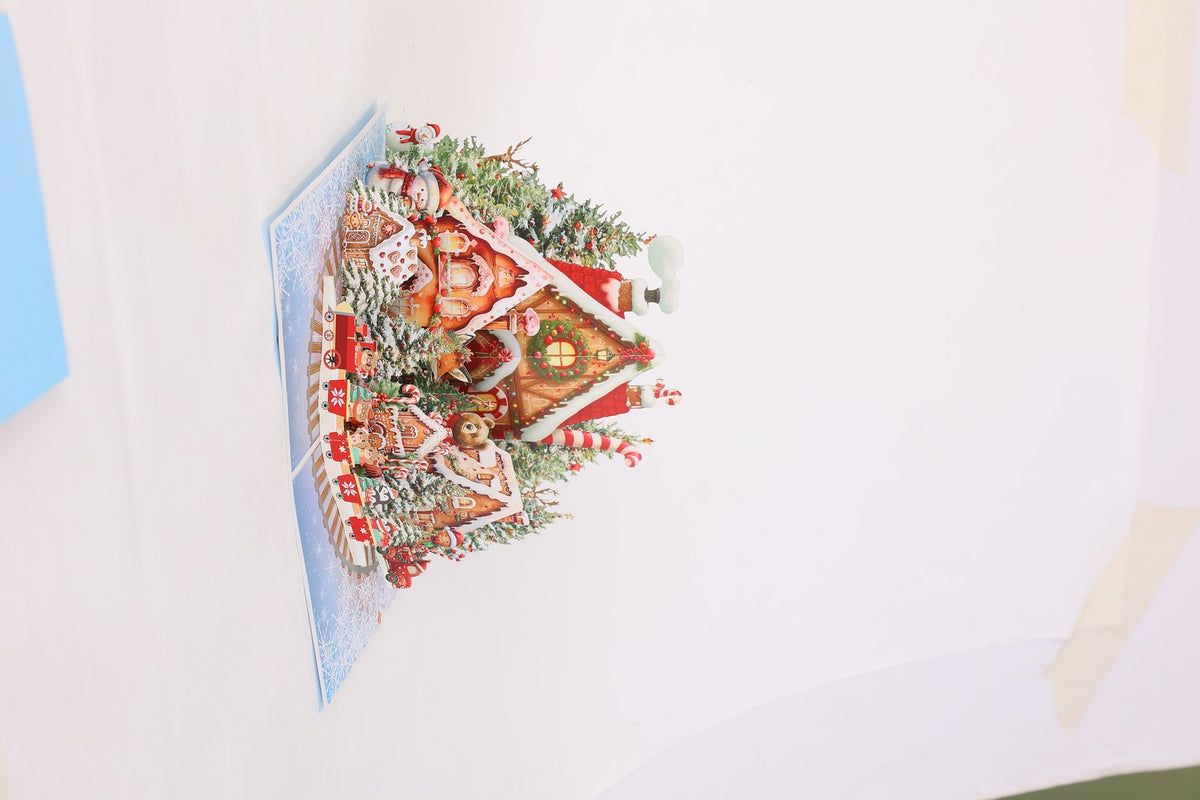 Gingerbread House 3D Pop Up Card