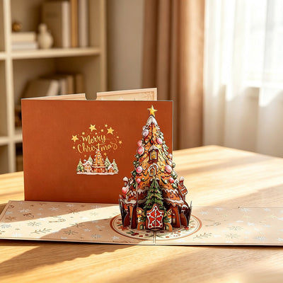 Gingerbread Christmas Tree Greeting Card