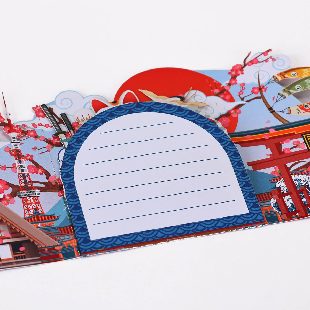 Japan City 3D Pop Up Card