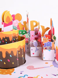Birthday Cat Greeting Card