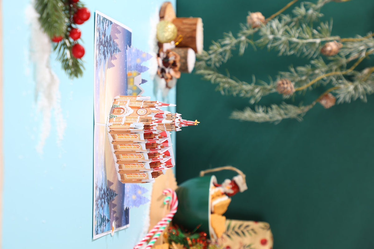 Icy Castle 3D Pop Up Card