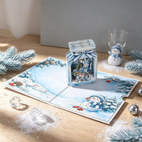 Christmas Snowman 3D Pop Up Card