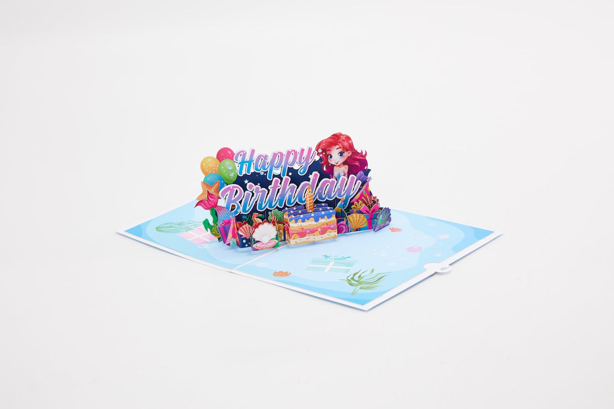 Mermaid Birthday Greeting Card