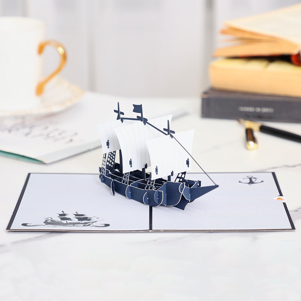 Sailboat 3D Pop Up Card