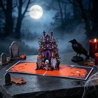 Halloween Castle 3D Pop Up Card