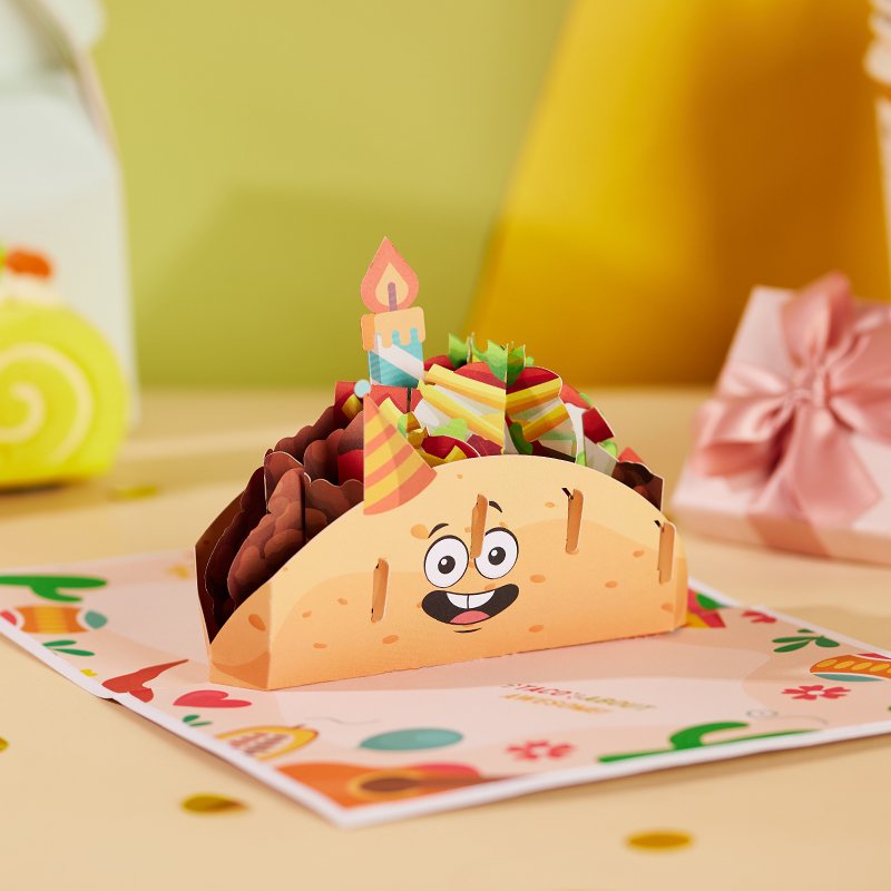 Taco Happy Birthday Greeting Card