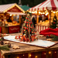 Nutcracker Christmas Tree Greeting Card