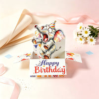 Elephant Birthday Box Card