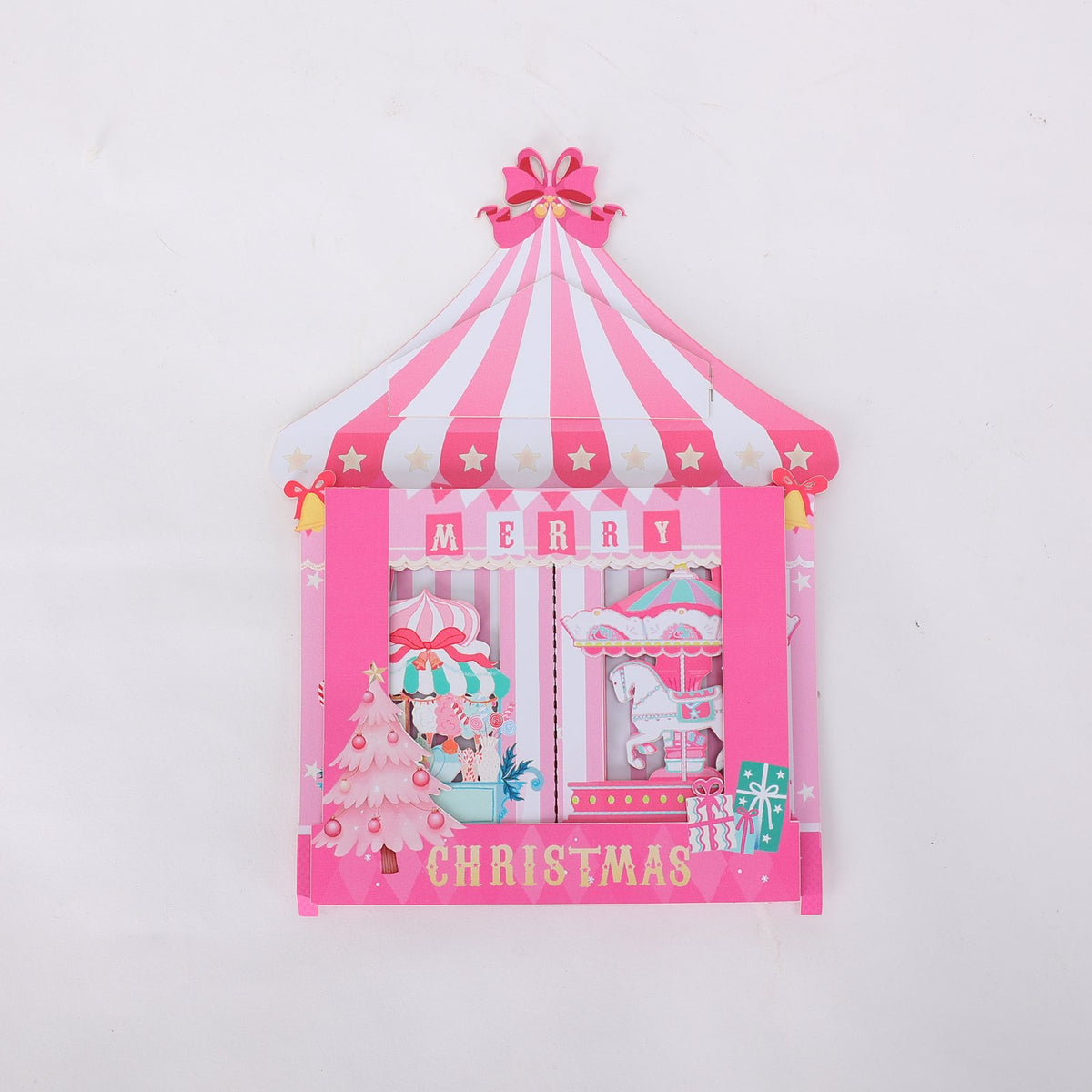 Christmas Circus Tent 3D Pop Up Card
