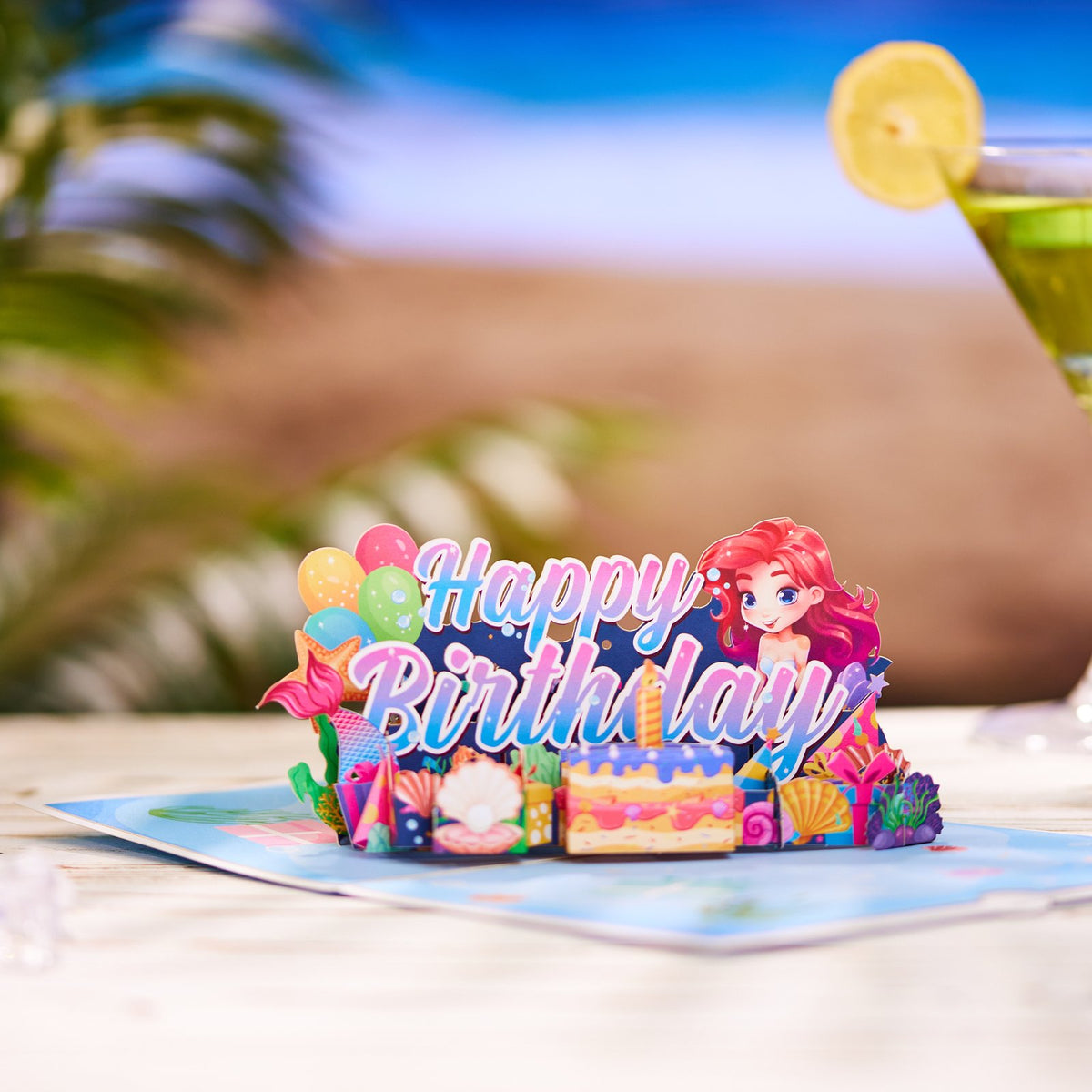 Mermaid Birthday Greeting Card