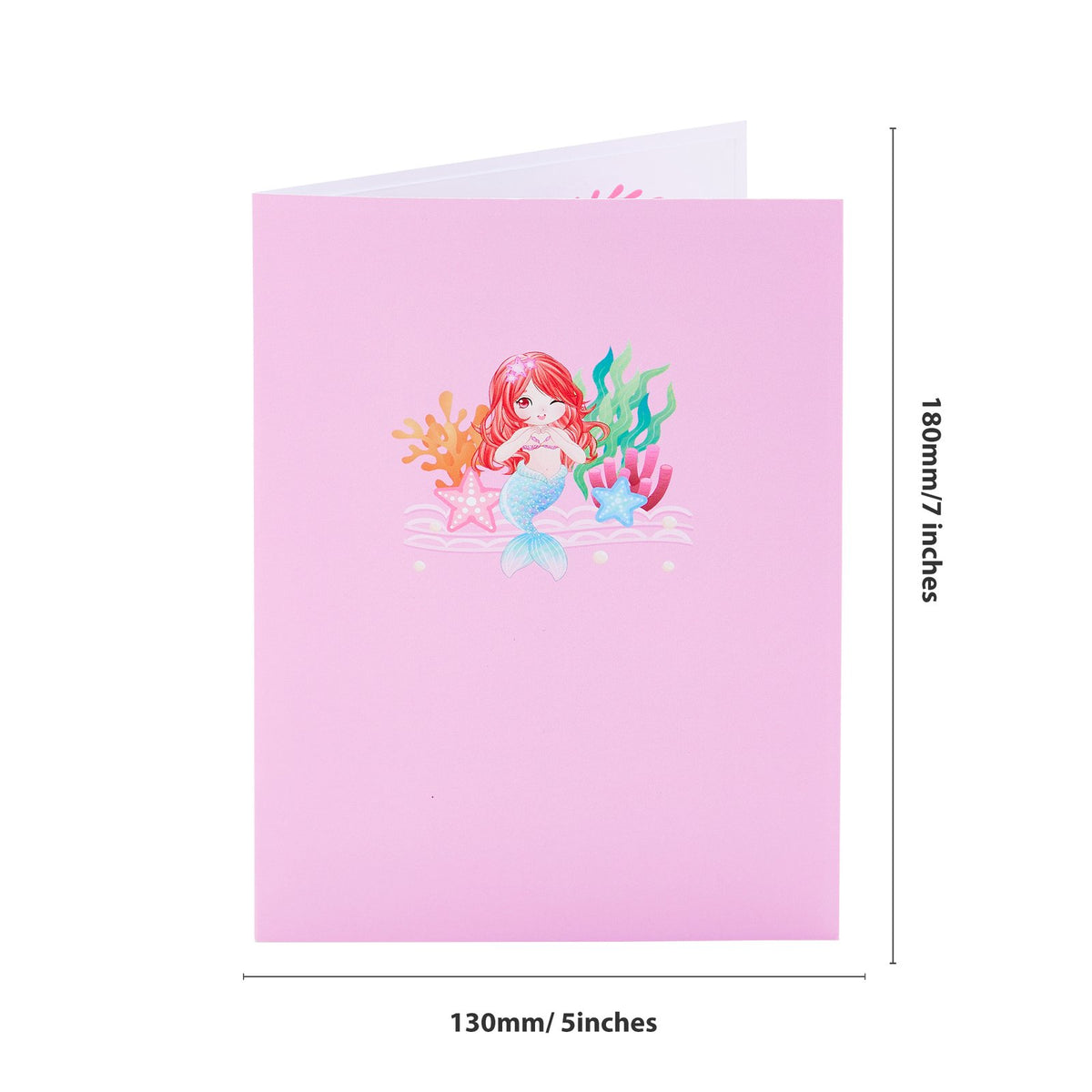 Little Mermaid Cake 3D Pop Up Card