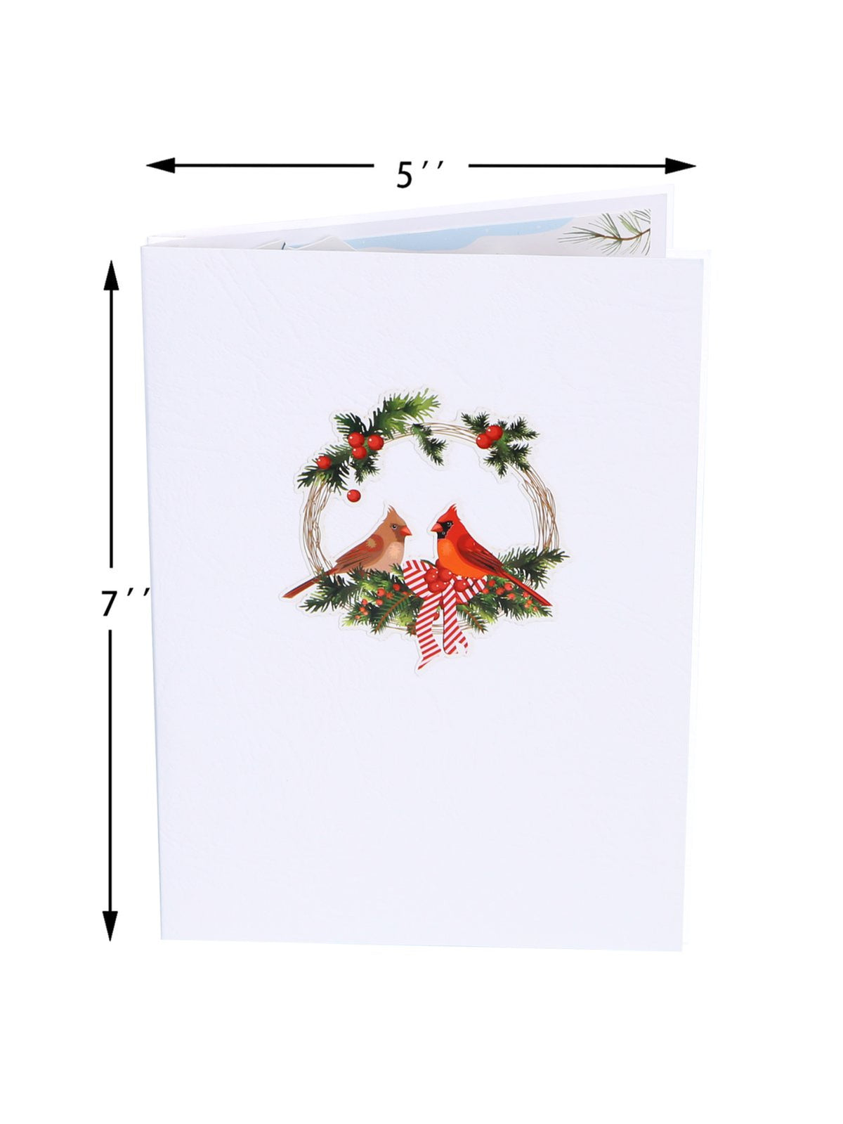 North American Cardinal Mailman 3D Pop Up Card