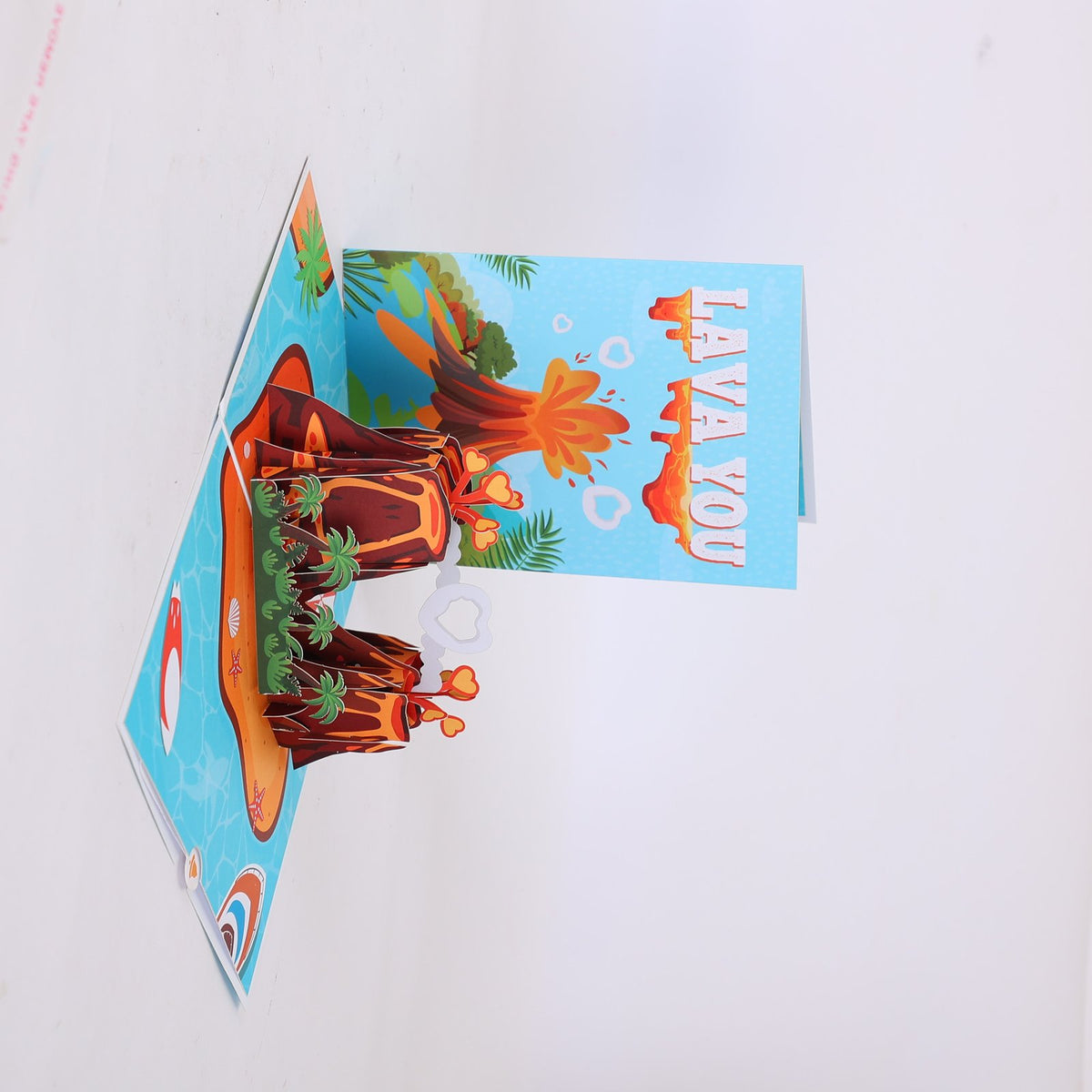 Volcano Dinosaur 3D Pop Up Card