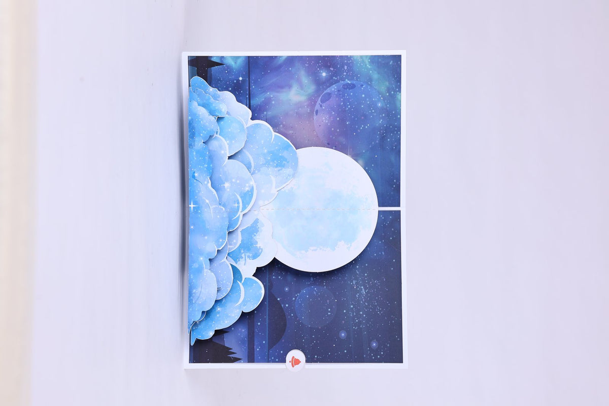 Moon Viewing 3D Pop Up Card