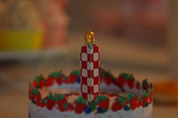 Strawberry Birthday Cake Music 3D Pop Up Card