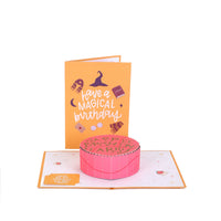 Magic Birthday Cake 3D Pop Up Card