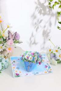 Daisy Flower Bouquet Greeting Card