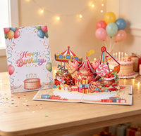 Happy Birthday 180° 3D Pop Up Card