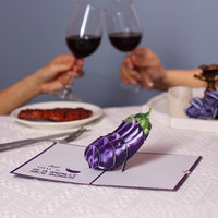Eggplant Greeting Card