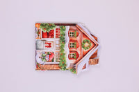 Vintage Double Door Pop Up Card