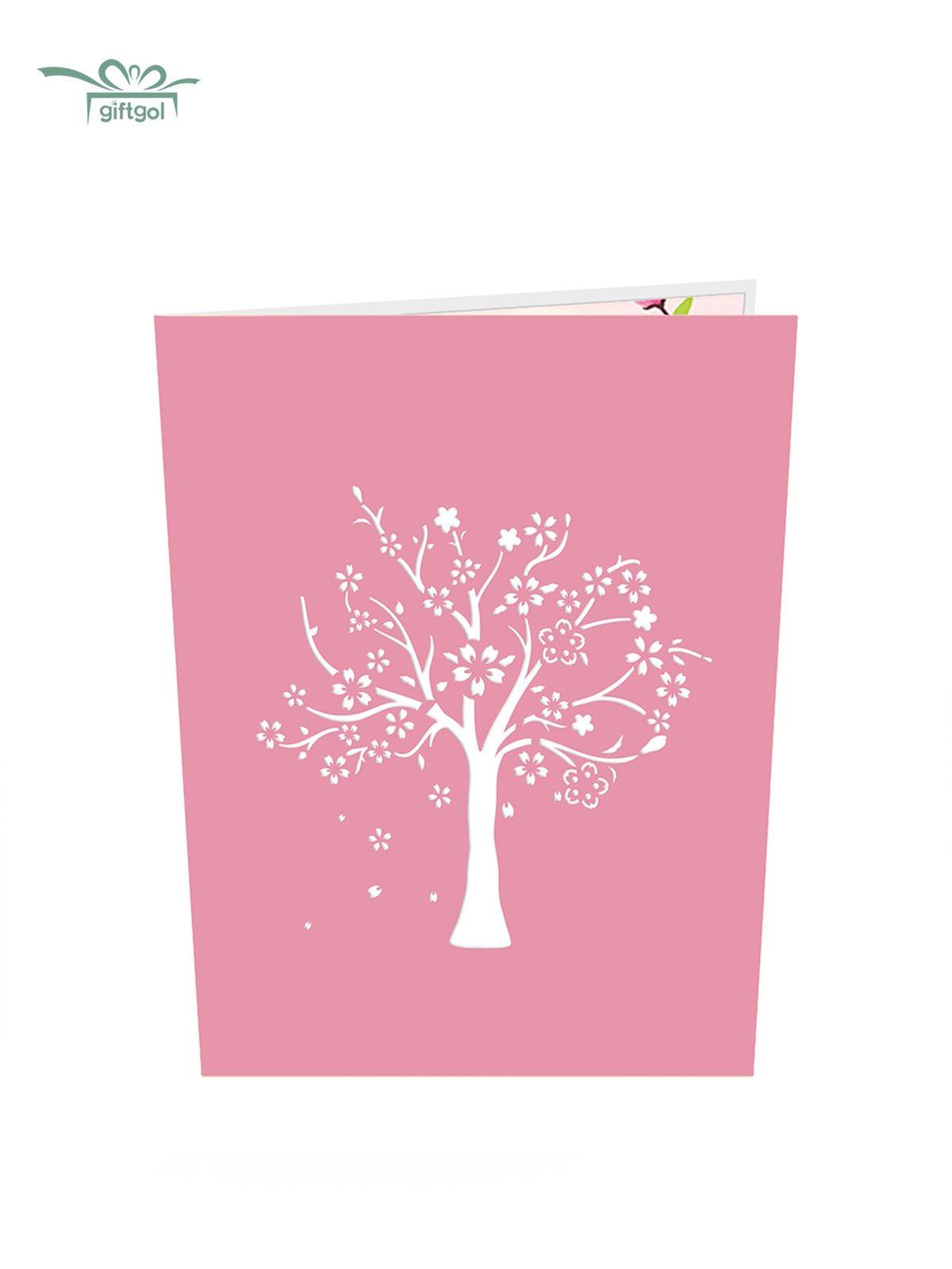 Cherry Blossom Tree 3D Pop Up Card