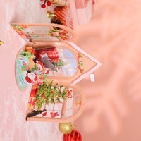 Christmas Cottage Window Scene 3D Pop Up Card