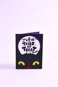 Halloween Black Cat Crescent Moon 3D Pop Up Card