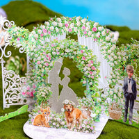 Wedding Live Double Door 3D Pop Up Card