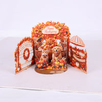 Thanksgiving Double Door 3D Pop Up Card