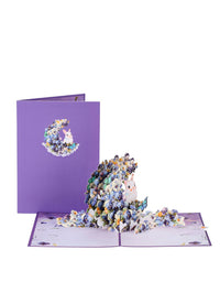 Moon Bunny Flip Pop Up Card