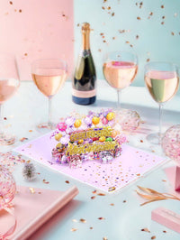 German Gold Glitter 3D Pop Up Card