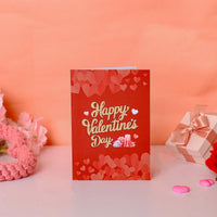 Valentine's Day Happy Heart 3D Pop Up Card