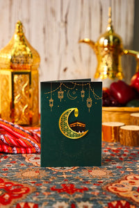 Mecca Kaaba Moon Greeting Card