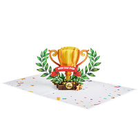 Father's Day Trophy 3D Pop Up Card
