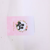 Floral Wreath Wedding Silhouette 3D Pop Up Card
