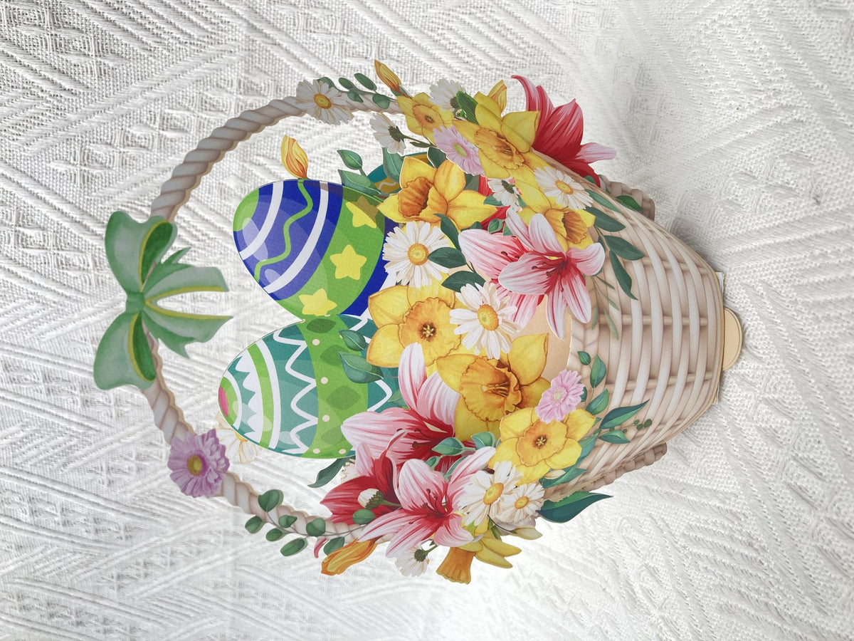Easter Basket Pop Up Card