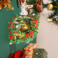 Nativity Poinsettia 3D Pop Up Card