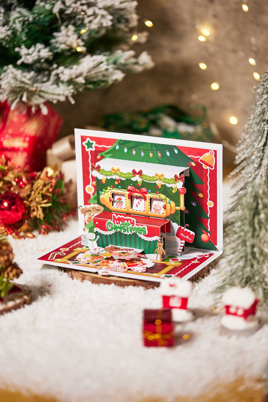 Christmas Game Console 3D Pop Up Card