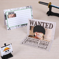 One Piece Roronoa Zoro Wanted Poster 3D Pop-Up Greeting Card