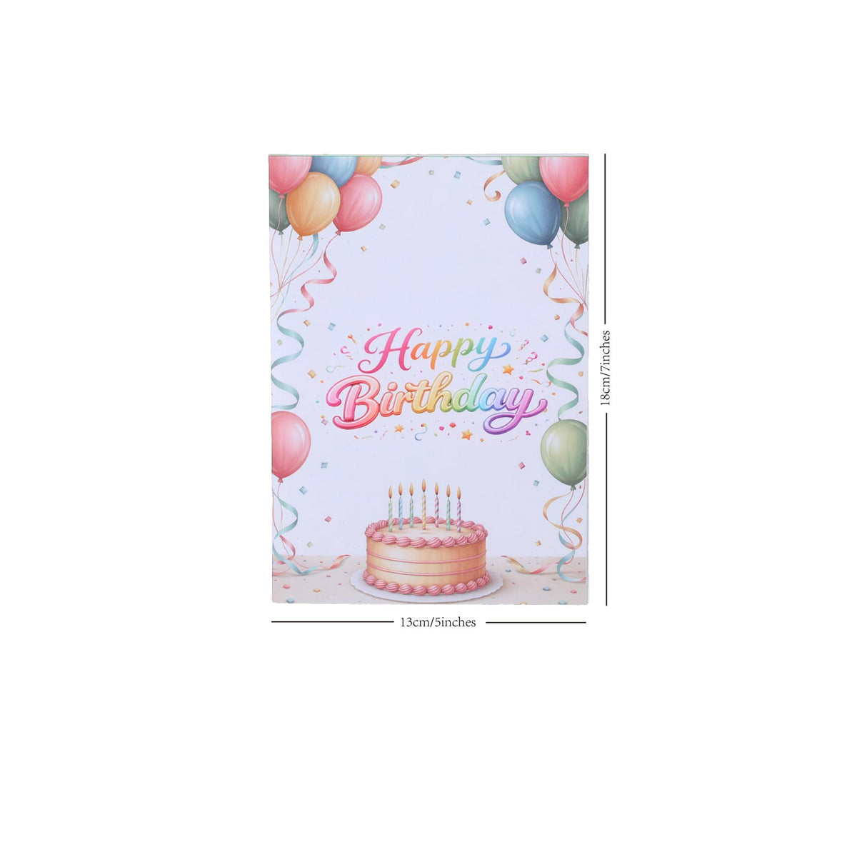 Happy Birthday 180° 3D Pop Up Card