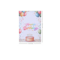 Happy Birthday 180° 3D Pop Up Card