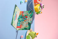 Dinosaur 90° Birthday Greeting Card
