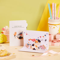 Nobody Cares Cat Birthday Greeting Card