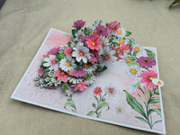 Pink Daisy Greeting Card