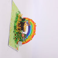 St. Patrick's Day Leprechaun Flip Pop Up Card