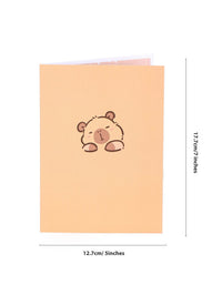 Capybara Greeting Card