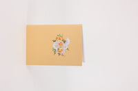 Yellow Flower Cart 3D Pop Up Card